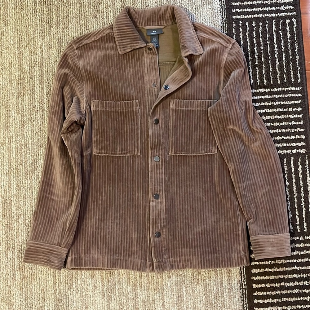 Brown Corduroy Shacket from H&M